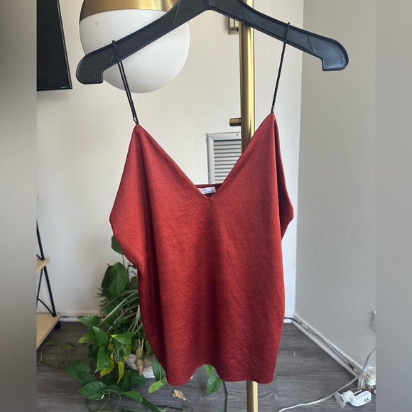 Zara rust color tank top - Picture 1 of 3